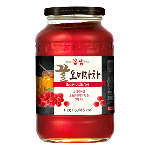 꽃샘 꿀오미자차, 1kg, 1개입, 1개