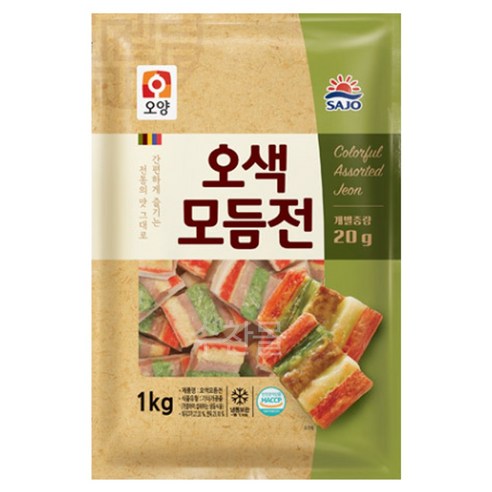 사조오양 모둠전(오색20g) 1Kg