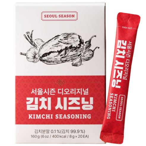 서울시즌 쌈장 김치맛 톡톡 간편 시즈닝 스틱 파우더 저칼로리 가루 바베큐 삼겹살 캠핑용 소스, 2박스