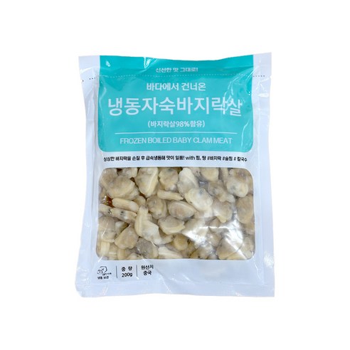 아토 바지락살 냉동, 1개, 200g