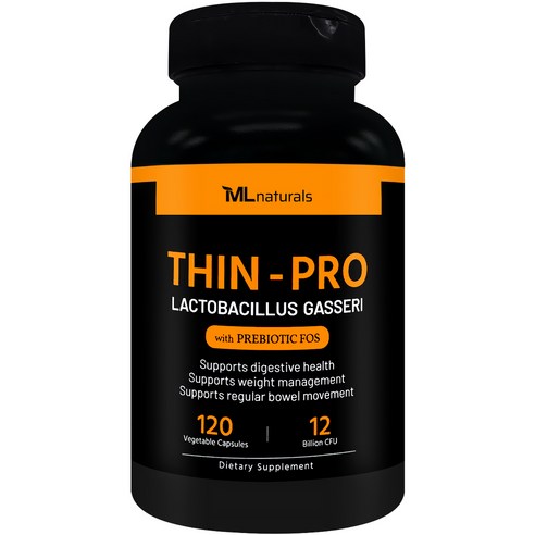 [미국번개배송] 신제품 착한명품 마이라이프 내추럴스 Thin-Pro 유산균 120억 CFU 락토바실러스 가세리 + FOS, 1개, 120정