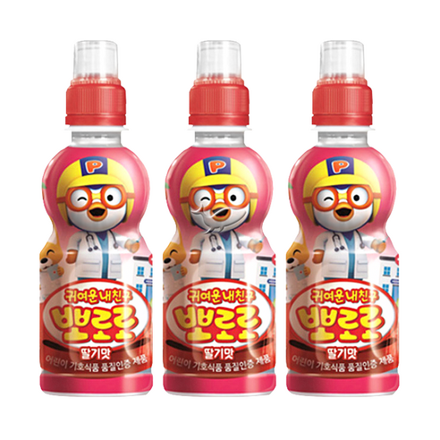 뽀로로 딸기 235ml, 235ml, 10개