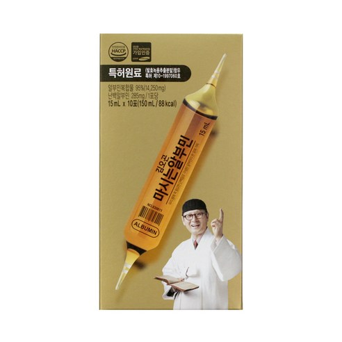 주원생활건강 NEW 김오곤 마시는알부민 더 진해진 알부민, 10개, 15ml