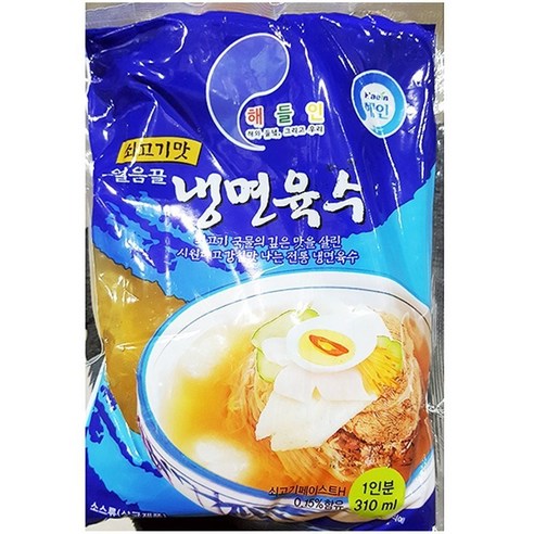 얼음골 소고기 냉면육수 310ml 30봉, 310ml, 30개
