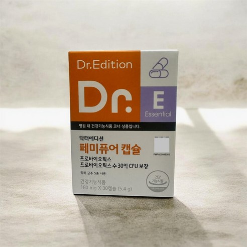 닥터에디션 페미퓨어캡슐 여성 프로바이틱스 질 건강 유산균