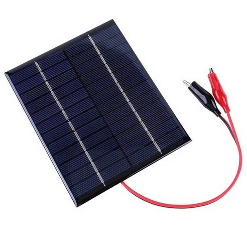 태양전지판 12V 2W 태양열 판넬 솔라모듈 태양광발전 DIY 태양광충전기