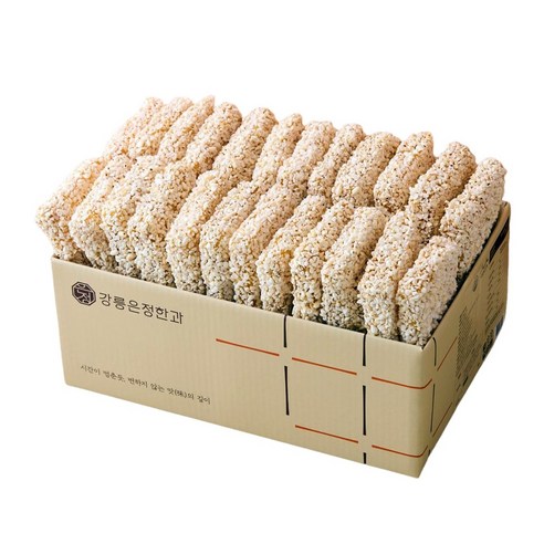 강릉은정한과 찹쌀과줄 대용량 (전통 유과 한과 명절선물 답례품 설날선물 추석선물 부모님선물 어르신간식), 1개, 2kg
