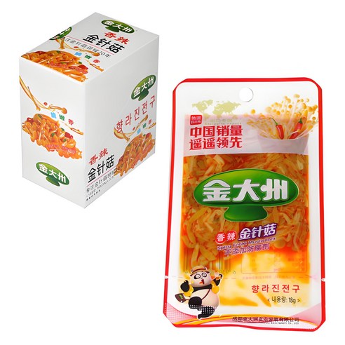 <킹콩푸드>김대주 진전구 팽이버섯 향라맛 곽