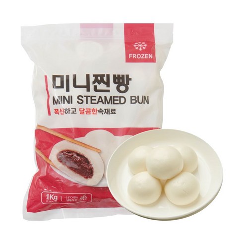 농우 미니 찐빵(냉동) 1KG