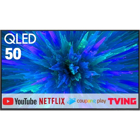 삼성전자 50인치 최신형 QLED UHD 4K 스마트 큐엘이디 TV OTT 어플 미러링 사용가능 50Q7F