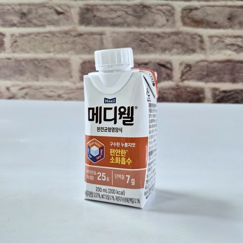 메디웰 구수한 누룽지맛 완전균형영양식
