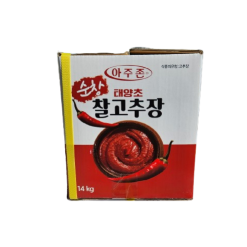 순창 아주존 찰고추장 14kg 고추장 대용량 업소용 식당용 양념
