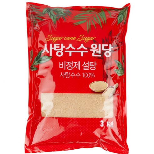 달곰 사탕수수 비정제 원당 설탕