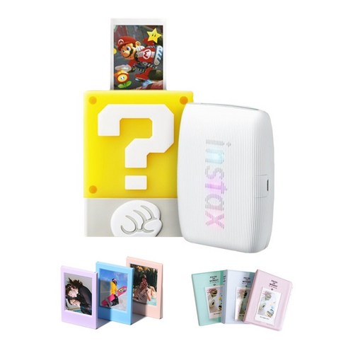 인스탁스 미니링크3 for Nintendo Switch 슈퍼마리오 에디션, 1세트, SET_LK3_MA