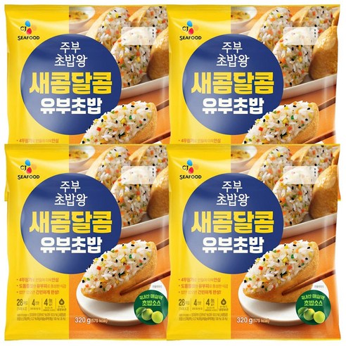 주부초밥왕 새콤달콤 오리지널 320G x4, 320g, 4개