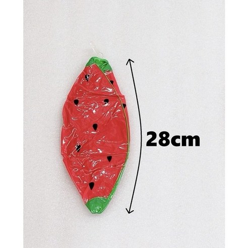 이도스포츠 물놀이 수영장 수박비치볼 28cm ( 수박끈x 별도), 1개, 단일, 28cm
