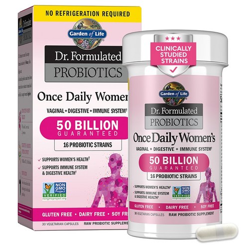 가든오브라이프 원스데일리 여성 프로바이오틱스 500억 유산균 캡슐 Garden of Life Women Probiotics