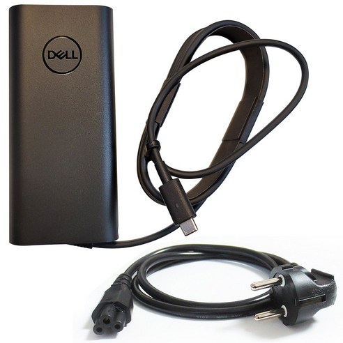 델 정품 노트북 어댑터 130W  USB-C타입 PD 충전기 LA130PM200 전원케이블 포함 20V 6.5A 130W