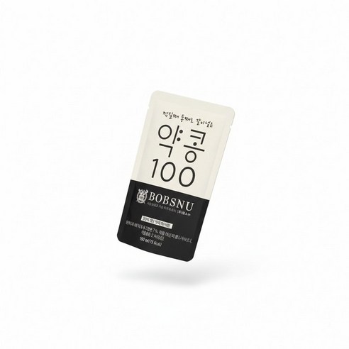 서울대 밥스누 두유 껍질째 통째로 갈아넣은 약콩100 두유 190ml 20팩