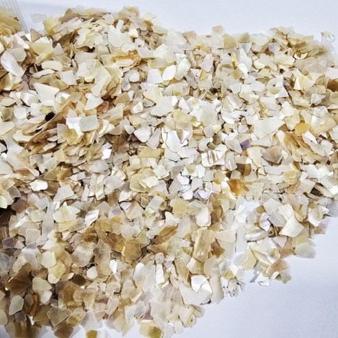 공예야 놀자 자개공예 부자재 칼라자개조각 1봉지 60g, 1개, 5번 아이보리
