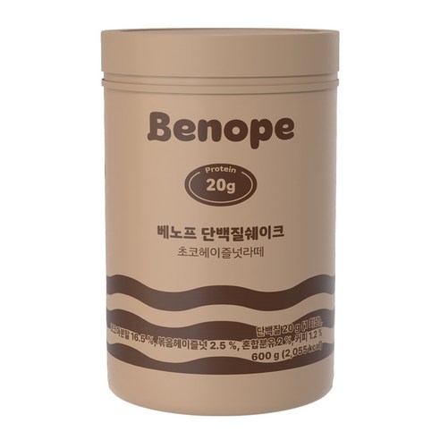 베노프 단백질쉐이크 초코헤이즐넛라떼