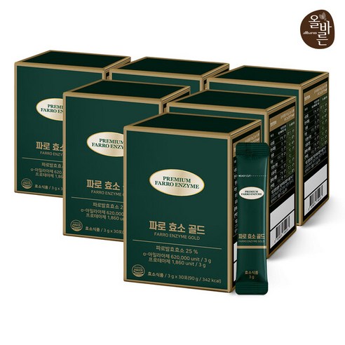 올바른건강식품 파로 효소 골드 30p