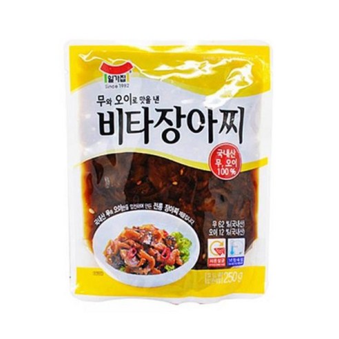 일가집 비타 짱아찌 250g, 1팩, 250g