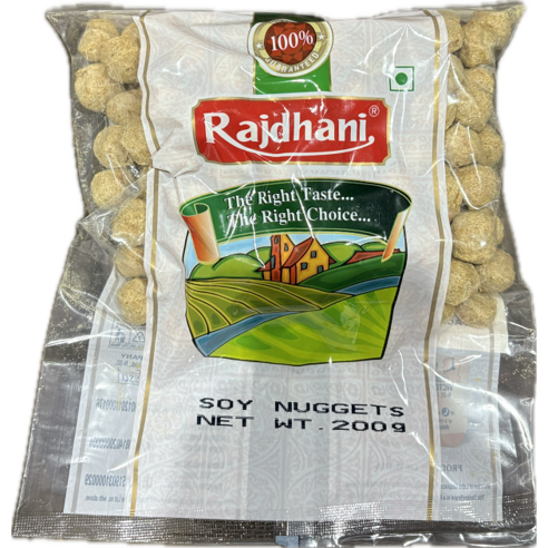 RAJDHANI Soy (Soya) Nuggets 200g / 소이 너겟츠