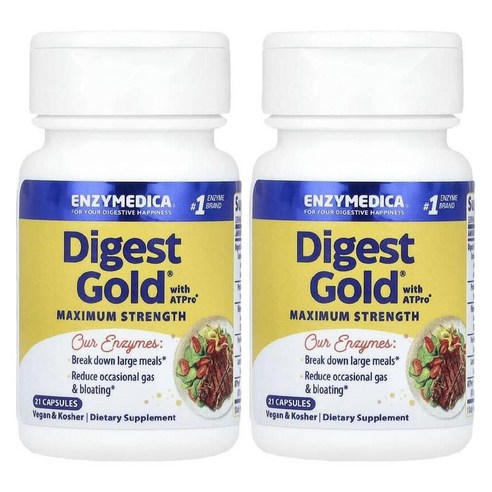 엔자이메디카 다이제스트골드 ATPro 고약사 효소 Digest Gold 21캡슐 2병