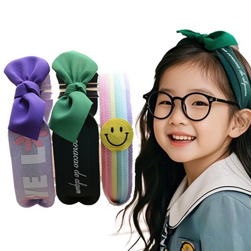 {hannal }3p 럽스펠스마일 반다나 머리띠