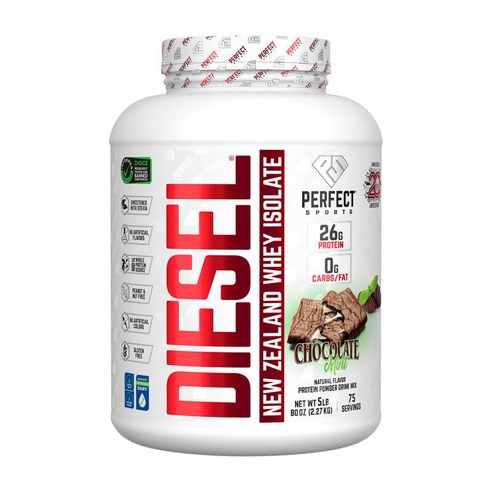 PERFECT Sports Diesel 뉴질랜드 분리유청 초콜릿 민트 2.27kg(5lbs) PSR-71051