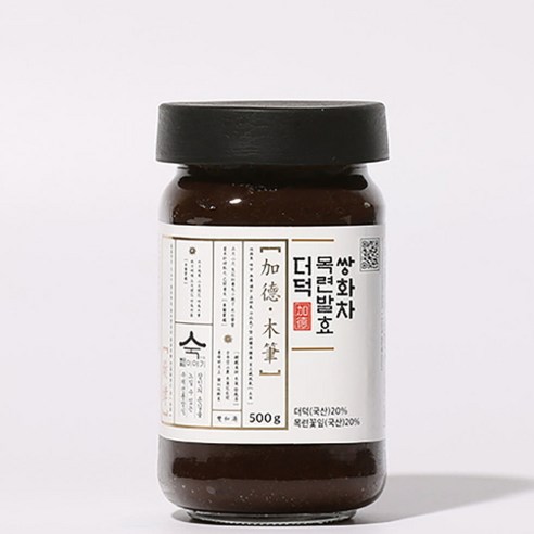 [숙이의뿌리효소이야기] 맥문동더덕 발효 쌍화차,선물용보자기 포장