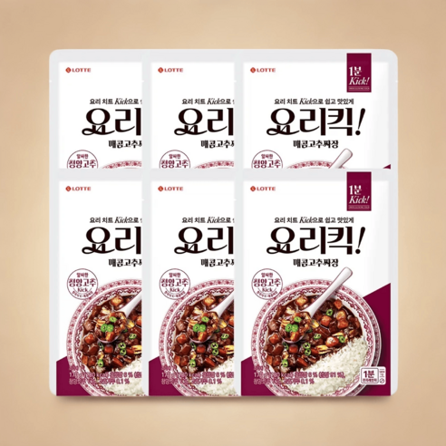 롯데웰푸드 요리킥 매콤고추짜장