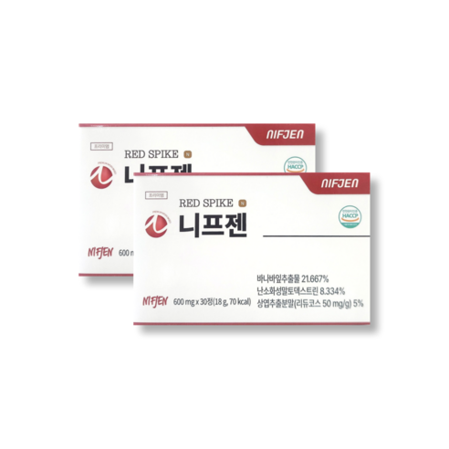 [광고상품]어썸 정품 니프젠 스파이크 바나바잎 추추물 니프잰