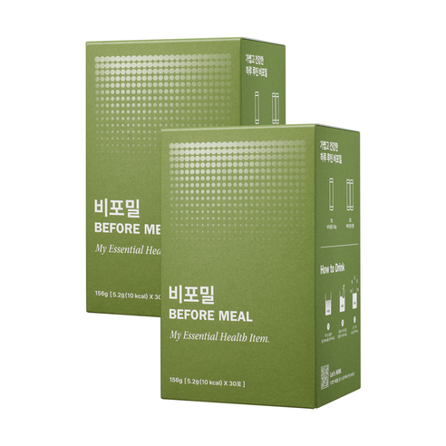 마시는 과채 식이섬유 비포밀 30포, 2개, 156g