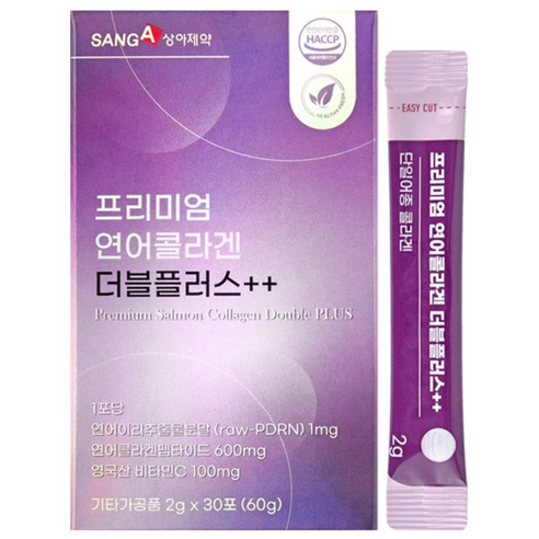 상아제약 프리미엄 연어콜라겐 더블플러스 30p