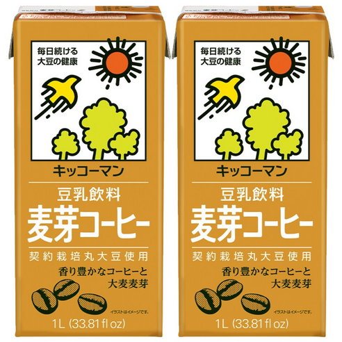 기꼬만 두유 커피맛 1L X 2개, 1L, 2개