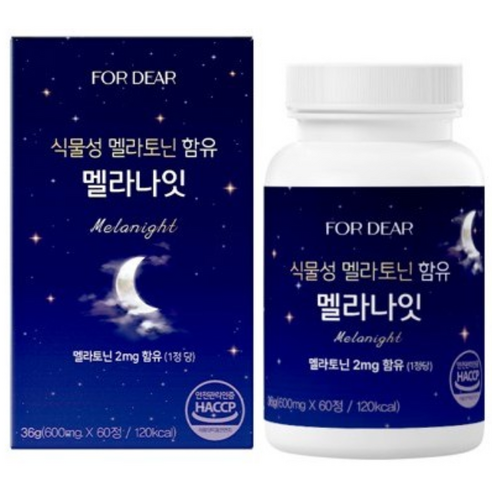 포디어 식물성 멜라토닌 함유 말라나잇, 1개, 180정