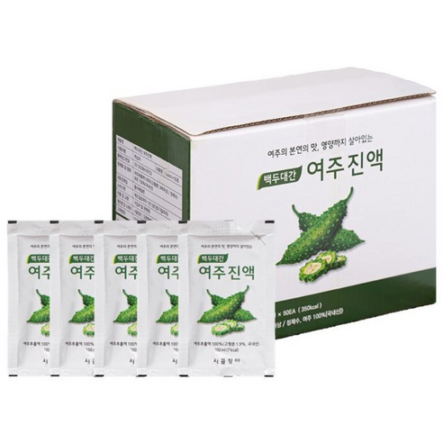 시골장터 여주즙 백두대간 여주진액 100ml 여주추출액 여주차