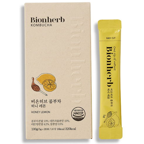 비온허브 콤부차 허니레몬 건강쥬스