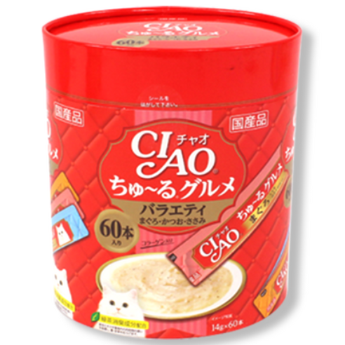 챠오츄르 고양이 구루메 버라이어티 간식 60p