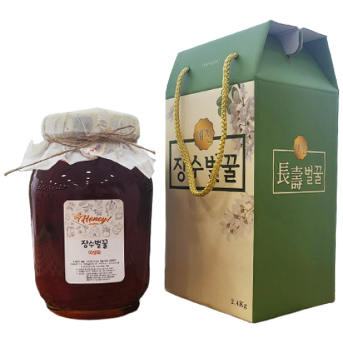 장수농원 장수 야생화꿀, 2.4kg, 1개