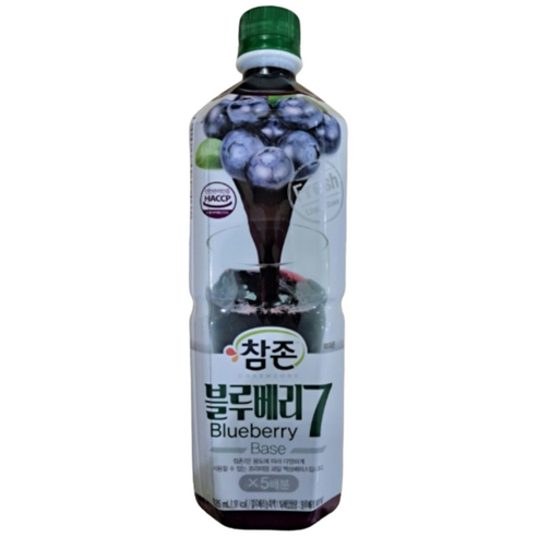 참존 블루베리원액 대용량 업소용, 10개, 835ml