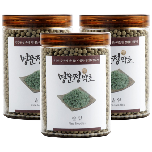 명문정약초 국산 솔잎환, 300g, 3개