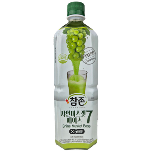 참존 샤인머스캣7 음료베이스, 1개, 835ml