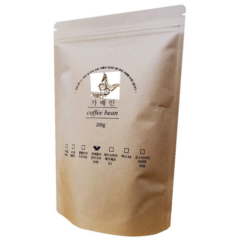 고급 가배인 과테말라 안티구아 SHB 맛있는 커피 원두, 200g, 홀빈(분쇄안함), 1개