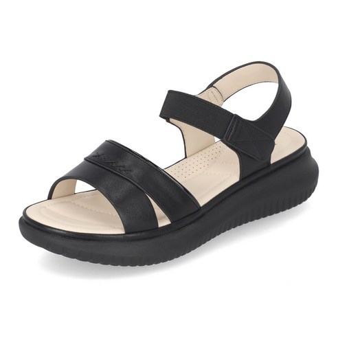 엘칸토 마쯔 여성 엣지 라인 경량 캐주얼 샌들 4cm