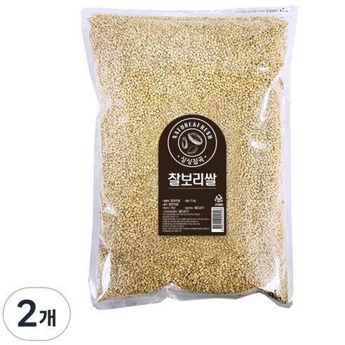 싱싱잡곡 찰보리, 5kg, 2개