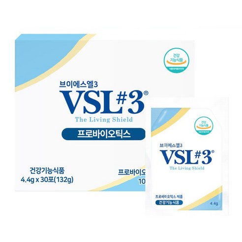 [VSL#3] 브이에스엘#3 생유산균30포, 4.4g 30포 프로바이오틱스 생유산균, 4.4g, 150개