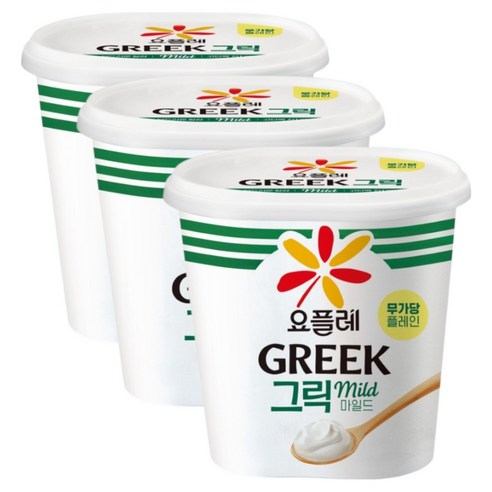빙그레 요플레 그릭마일드 무가당